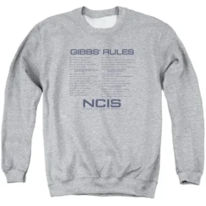 Ncis - Gibbs Rules - Crewneck Sweatshirt - XX-Large