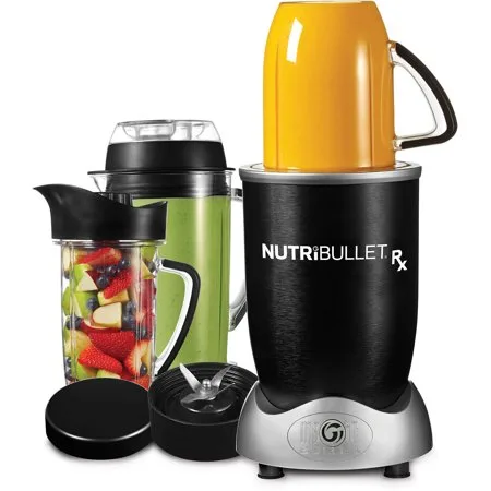 Magic Bullet Nutribullet RX Blender Smart Technology with Auto Start and Stop - 10 Piece Set