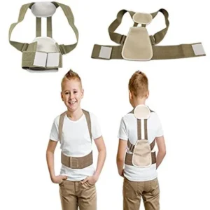 Aptoco Back Shoulder Support Posture Corrector Brace Belt for Children, Teenagers And Petite Adults