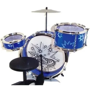 Big Band Drum Set with Chair - Music Toy Instrument for Kids (8 Pc)