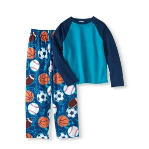 Komar Boys' Kids Sports 2pc Pajama Set