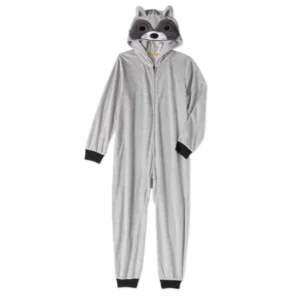 Komar Boys' Kids Raccoon Hooded Blanket Sleeper