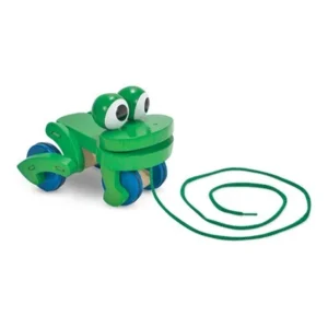 Children's Melissa & Doug Frolicking Frog Pull Toy