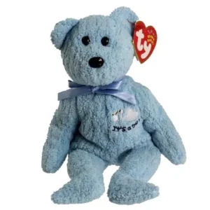 TY Beanie Baby - BABYBOY the Bear (Stork & It's a boy on Chest) (8.5 inch)