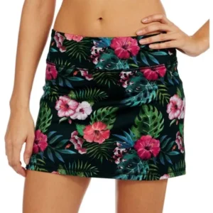 Danskin Now Women's Active Tropical Print Skort