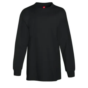 Hanes Boys 4-18 Tagless Long Sleeve Tee