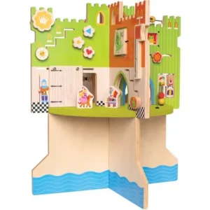 Manhattan Toy Storybook Castle Wooden Toddler Activity Center