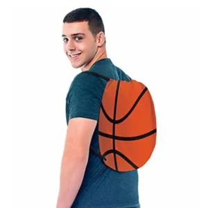 Basketball Drawstring Sling Backpack (1ct)
