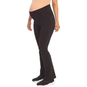 Great Expectations Maternity Yoga Pants with Roll Down Waistband