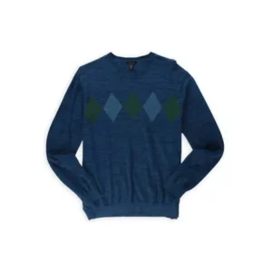 Van Heusen Mens Argyle Pullover Sweater