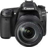 Canon - EOS 80D DSLR Camera with 18-135mm IS USM Lens - Black