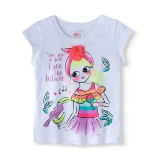 Little Girls' 4-8 Graphic T-Shirt