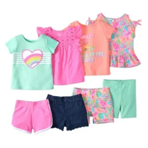 Garanimals Toddler Girl Kid-Pack Mix & Match 8 Piece Gift Box