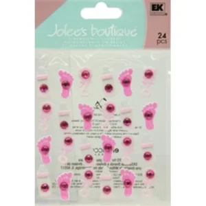 Jolee's Boutique Baby Girl Icons Stickers, 24 Piece