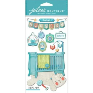 Jolee's Boutique Dimensional Stickers, Baby Boy - Nursery