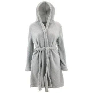 Rene Rofe Women's Gnarly Marly Gray Bathrobe