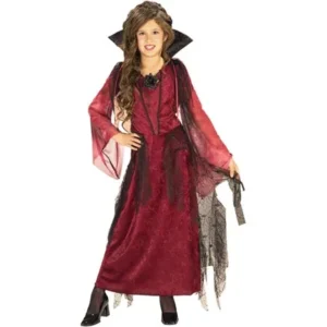 Morris Costumes Childrens Girls Classic Halloween Vampire Dress 4-6, Style RU882337SM