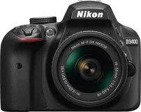 Nikon - D3400 DSLR Camera with AF-P DX NIKKOR 18-55mm f/3.5-5.6G VR Lens - Black