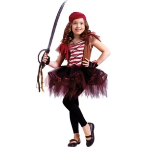 Morris Costumes Childrens Girls Pirate Tutu Dress 12-14, Style FW114312LG