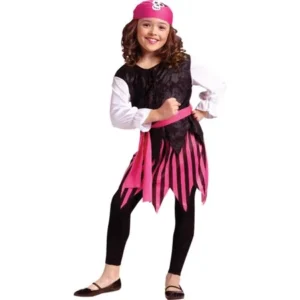 Morris Costumes Childrens Girls Caribbean Pirate Skirt 8-10, Style FW8738MD