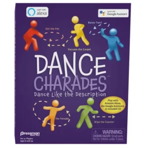 Pressman Toy Dance Charades Game: Can Be Played With Included CD, Alexa Skills or Google Assistant