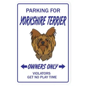 YORKSHIRE TERRIER novelty sticker dog pet parking toy vet groomer breeder fun gift