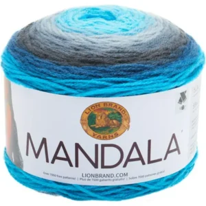 Lion Brand Yarn Madala Spirit Self-Striping Light Acrylic Multi-color Yarn