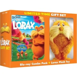 Dr. Seuss' The Lorax (Blu-ray + DVD + Digital Copy + Includes Plush Toy) (Walmart Exclusive)
