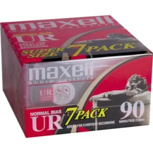 Maxell UR Type I Audio Cassette - 7 x 90Minute - Normal Bias