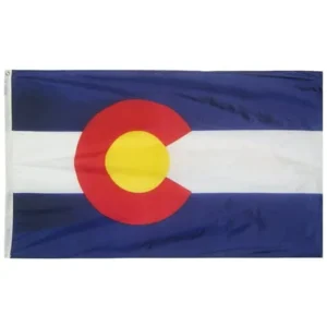 Colorado State Flag 3x5 ft. Nylon Official State Design Specifications.