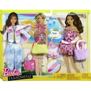 Barbie Fashionistas Day Looks Clothes Bright Beach Outfits - NEW