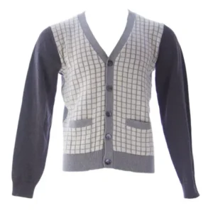 TODD SNYDER Men's Colorblock V-Neck Twin Cardigan X-Small Grey