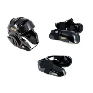 Lightning Black Karate Sparring Gear Package Deal - Child Medium