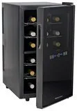 Wine Enthusiast - 18-Bottle Wine Refrigerator - Black