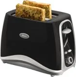 Oster - Inspire 2-Slice Wide-Slot Toaster - Black