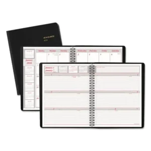 AT-A-GLANCE Weekly/Monthly Appointment Book, 6 7/8 x 8 3/4, Black, 2018