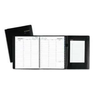 AT-A-GLANCE Plus Weekly Appointment Book, 8 1/4 x 10 7/8, Black, 2018-2019