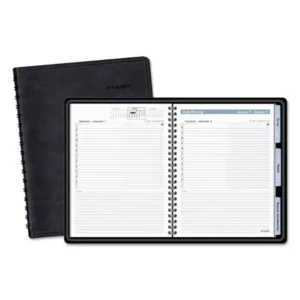 AT-A-GLANCE The Action Planner Daily Appointment Book, 6 7/8 x 8 3/4, Black, 2019