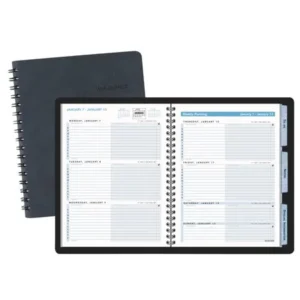 AT-A-GLANCE The Action Planner Weekly Appointment Book, 6 7/8 x 8 3/4, Black, 2018