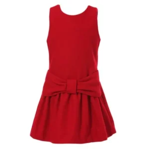 Richie House Girls' cute dress with big bow RH1087