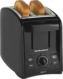 Hamilton Beach - Smart Toast Two Slice Toaster - Black