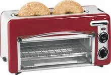 Hamilton Beach - ensemble Toastation 2-Slice Toaster Oven - Red