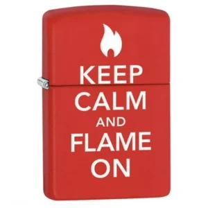 Zippo Keep Calm and Flame On Lighter