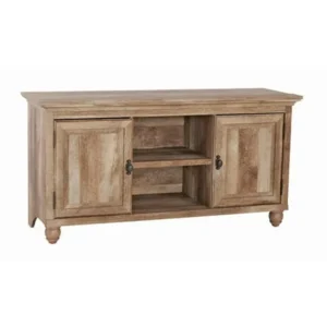 Better Homes & Gardens Crossmill Collection TV Stand & Console Cabinet for TVs up to 65", Weathered Finish