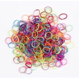 Scunci Assorted Color Polybands, 500 count