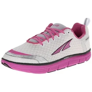 Altra Running Women's Intuition 3 Fitness Running Shoe, Silver/Pink, 6 M US