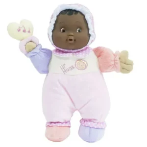 JC Toys Lilâ€™ Hugs 12" African American Soft Body - Your First Baby Doll â€“ Designed by Berenguer â€“ Ages 0+