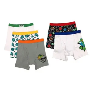 Teenage Mutant Ninja Turtles Toddler Boys Boxer Briefs Underwear, 5 Pack