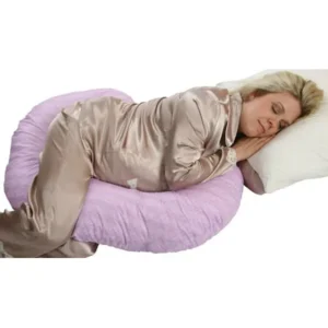 Leachco Sleeper Keeper Mini Maternity Pillow, Vintage Lilac