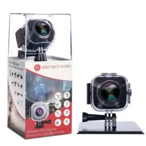 360 Camera With V3 Chipset - ( Black & Silver )